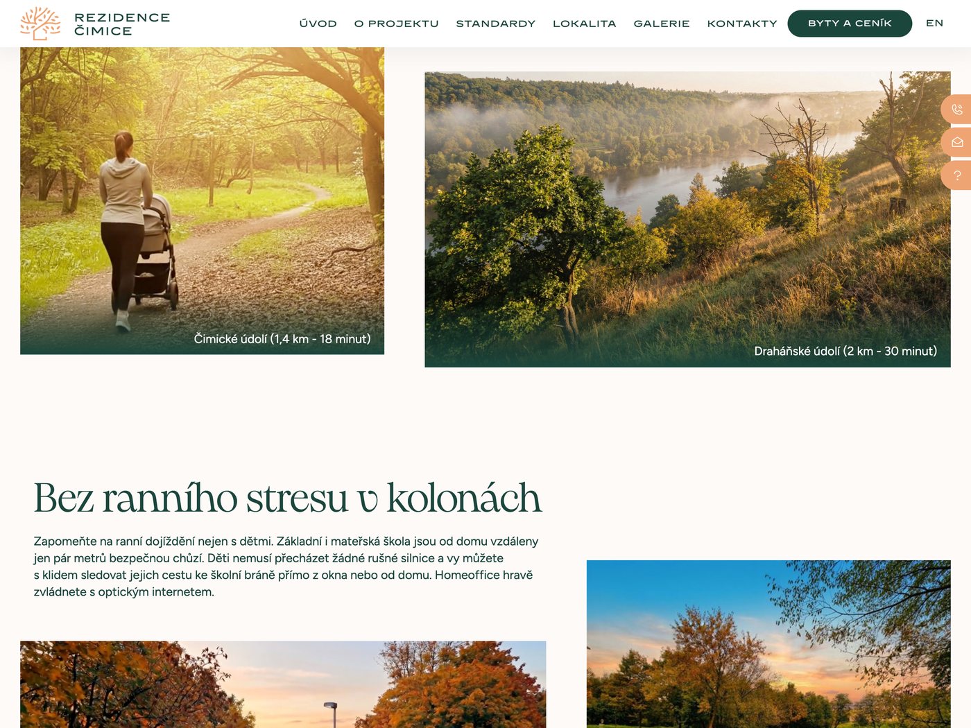 Sekce Bez ranního stresu v kolonách