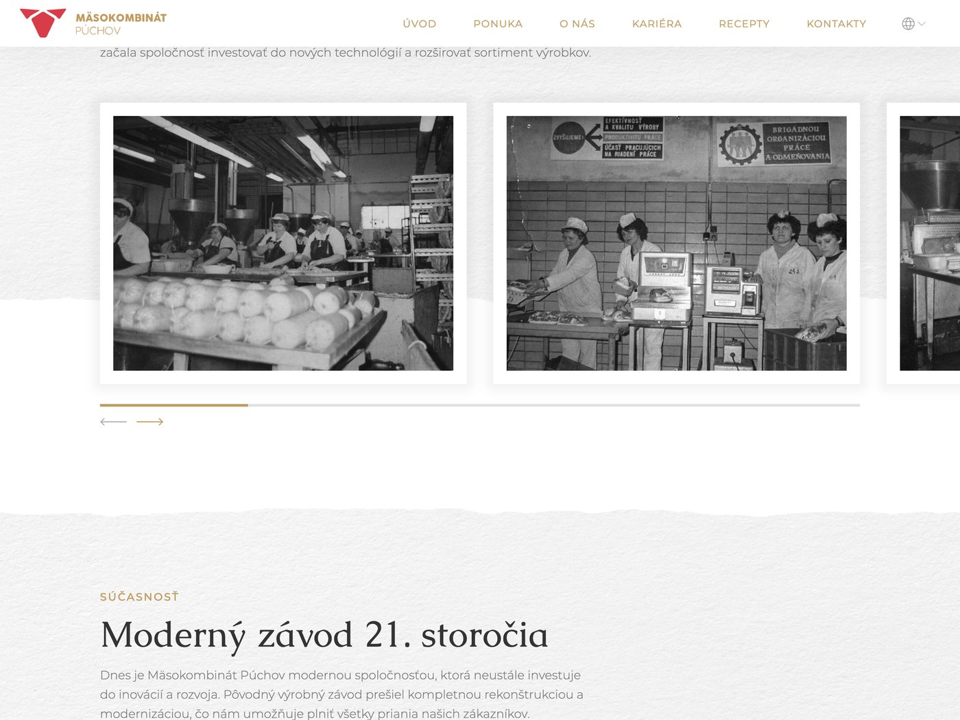Historické fotografie závodu