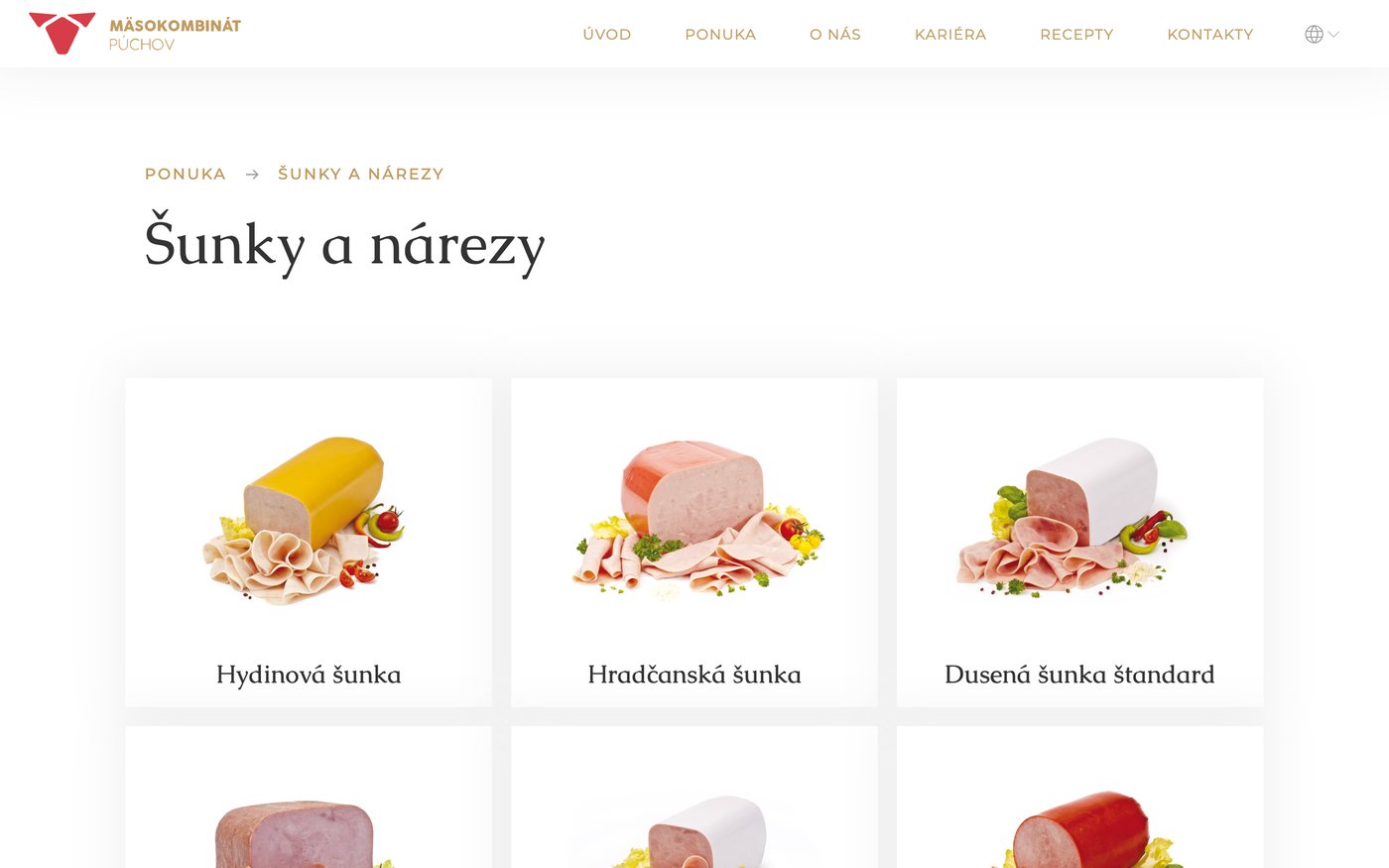 Kategorie Šunky a nářezy