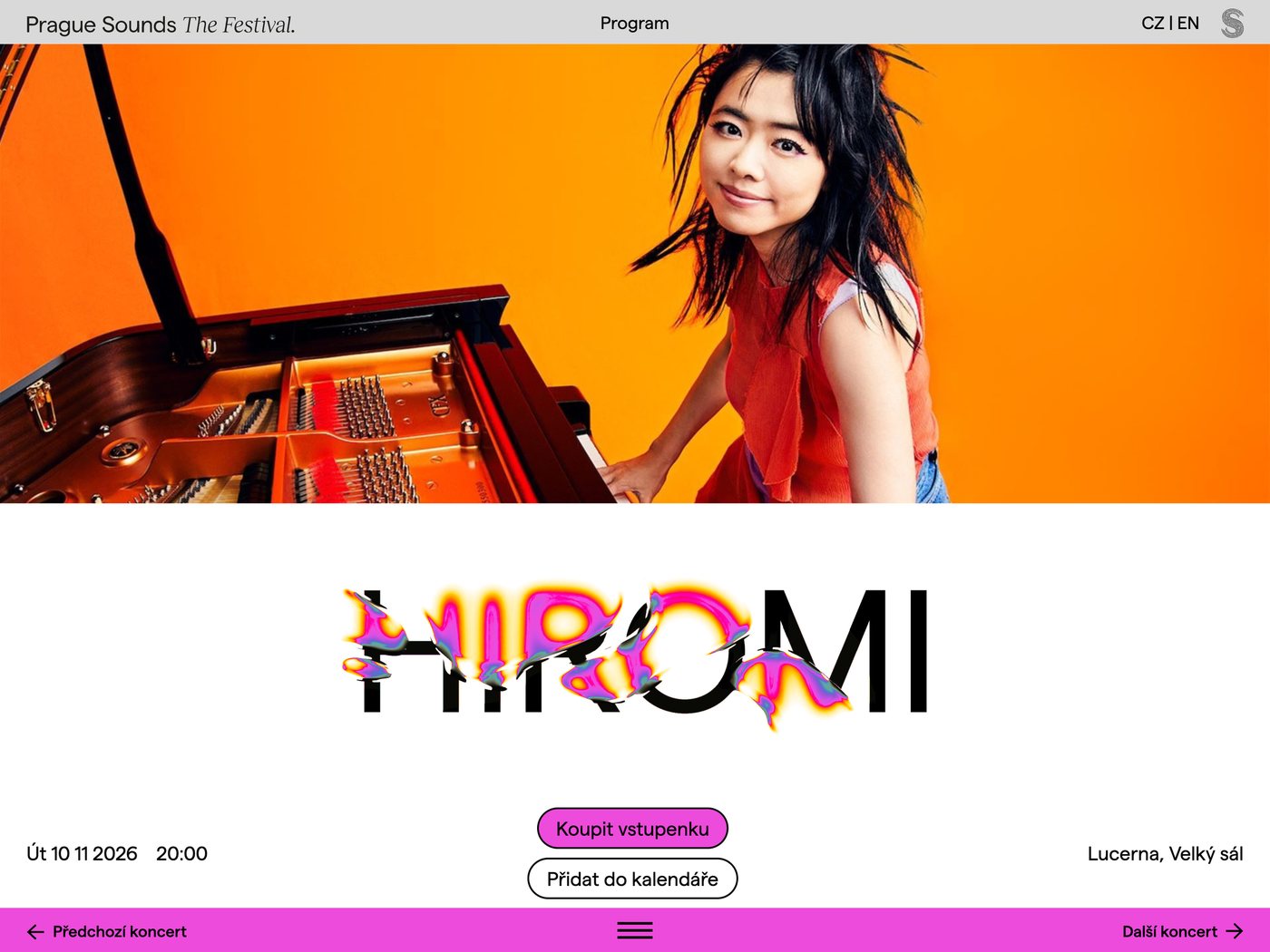 Detail koncertu Hiromi