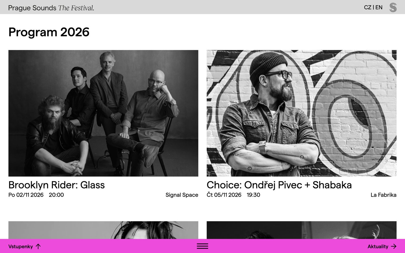 Program festivalu 2026