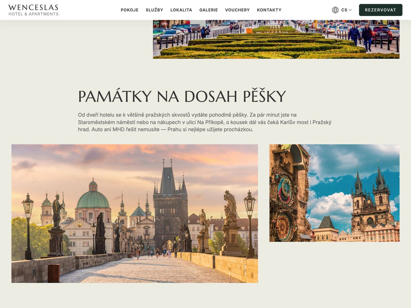 Památky v docházkové vzdálenosti
